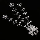 Shiny Crystal Hair Vine Style Hair Comb Wedding Bridal Party Prom Headpiece