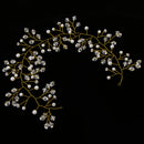 Elegant Bridal Wedding Crystal Beads Headpiece Bridal Hair Jewelry Costume