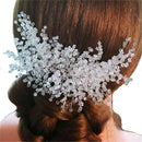 Wedding Bridal Bridesmaid Beaded Hair Comb Headpieces Rhinestone Jewelry