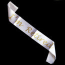 I'm Retired Satin Sash Retirement Party Fancy Dress Gift