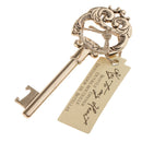 Luxury Key To My Heart Bottle Opener Wine Beer Barware Tool Wedding Favors