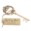 Luxury Key To My Heart Bottle Opener Wine Beer Barware Tool Wedding Favors