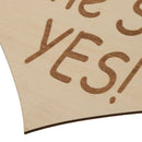 Romantic Wooden Wedding Signs She Said Yes Sign Accessories Photo Props
