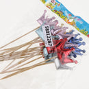 20 Pieces PU Crown Cake Topper Birthday Party Cupcake Picks Multi