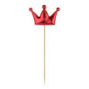 20 Pieces PU Crown Cake Topper Birthday Party Cupcake Picks Multi