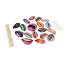Set of 20pcs Funny Bachelor Hen Stag Night DIY Photo Props Lips Cosplay Costume