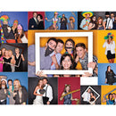 Pack of 30 Funny Graduation Party Frame Themed Hand Held Photo Booth Prop Background