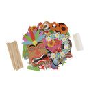 Set of 60pcs Tropical Mask Photo Booth Prop Summer Beach Party Accessories