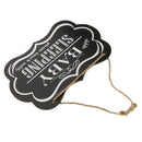 Wood Hanging Sign Chalkboard Sign Baby Sleeping for Front Door Hanger