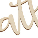 Gather Wooden Sign Embellishment Wooden Cutout Home Wall Decor DIY