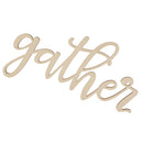 Gather Wooden Sign Embellishment Wooden Cutout Home Wall Decor DIY