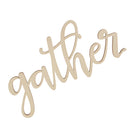 Gather Wooden Sign Embellishment Wooden Cutout Home Wall Decor DIY