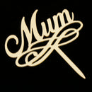 Mom Letters Cake Topper Mother Mum Birthday Party Cake Baking Decor Gold