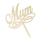 Mom Letters Cake Topper Mother Mum Birthday Party Cake Baking Decor Gold
