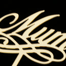Mom Letters Cake Topper Mother Mum Birthday Party Cake Baking Decor Gold