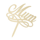 Mom Letters Cake Topper Mother Mum Birthday Party Cake Baking Decor Gold