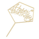 Acrylic Happy Birthday Cake Topper Birthday Party Cake Baking Supplier