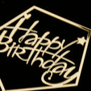 Acrylic Happy Birthday Cake Topper Birthday Party Cake Baking Supplier
