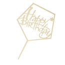 Acrylic Happy Birthday Cake Topper Birthday Party Cake Baking Supplier
