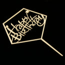 Acrylic Happy Birthday Cake Topper Birthday Party Cake Baking Supplier