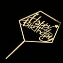 Acrylic Happy Birthday Cake Topper Birthday Party Cake Baking Supplier