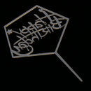 Acrylic Happy Birthday Cake Topper Birthday Party Cake Baking Supplier