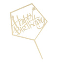 Acrylic Happy Birthday Cake Topper Birthday Party Cake Baking Supplier