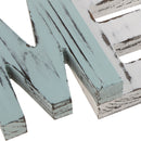 Rustic Wood Home Decorative Sign Standing Wooden Cutout for Home Decoration