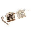 Pack of 10pcs Rustic Wooden Cutout DIY Craft Wooden Hanging Embellishments -Home Sweet Home