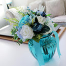 Wedding Bouquet Artificial Flower Rose Buds Bride Bridesmaid Holding Flowers