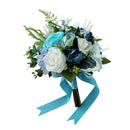 Wedding Bouquet Artificial Flower Rose Buds Bride Bridesmaid Holding Flowers