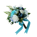 Wedding Bouquet Artificial Flower Rose Buds Bride Bridesmaid Holding Flowers