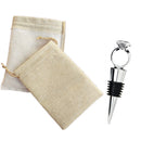 Romantic Diamond Ring Wine and Beverage Bottle Stopper Wedding Favor Home Bar Tool