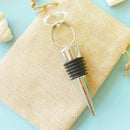 Romantic Diamond Ring Wine and Beverage Bottle Stopper Wedding Favor Home Bar Tool
