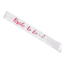 Bride To Be Satin Sash Girls Bridal Shower Hen Stag Party Fancy Dress