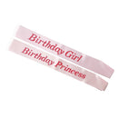 Birthday Princess Satin Sash Girls Birthday Hen Stag Party Fancy Dress