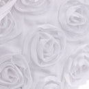 Romantic Rose Wedding Ring Pillow Satin Rhinestone Heart Decor Ring Cushion
