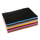 Pack of 42 Rectangle Felt Non-Woven Fabric Bulk Pack Pieces DIY Sewing Dolls DIY Arts and Crafts
