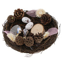 Handmade Romantic Bird Nest Wedding Ring Bearer Pine Cone Wedding Supplies