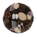 Handmade Romantic Bird Nest Wedding Ring Bearer Pine Cone Wedding Supplies