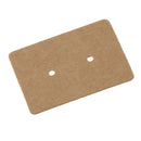 Pack of 100 Shabby Chic Earring Ear Studs Hanging Cards Kraft Paper Jewelry Display Cards