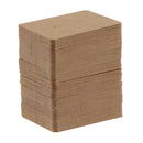 Pack of 100 Shabby Chic Earring Ear Studs Hanging Cards Kraft Paper Jewelry Display Cards