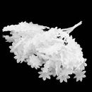 12 Pieces Artificial Bride Flowers Bouquet Wedding Party Home Festival Decoration Trims White