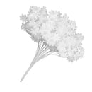 12 Pieces Artificial Bride Flowers Bouquet Wedding Party Home Festival Decoration Trims White
