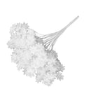 12 Pieces Artificial Bride Flowers Bouquet Wedding Party Home Festival Decoration Trims White