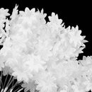 12 Pieces Artificial Bride Flowers Bouquet Wedding Party Home Festival Decoration Trims White