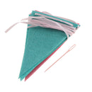 Fabric Triangle Pennant Banner Wedding Party Hanging Decor Pink And Green