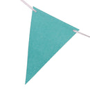 Fabric Triangle Pennant Banner Wedding Party Hanging Decor Pink And Green