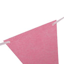Fabric Triangle Pennant Banner Wedding Party Hanging Decor Pink And Green