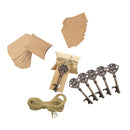 50 Sets Vintage Key Bottle Opener Pillow Box Gift Tag Wedding Favor Souvenir